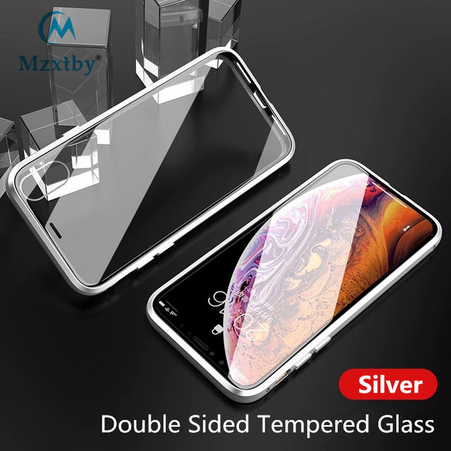 Magnetic Case Double Sided Tempered Glass deerda